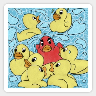 Rage Ducky Sticker